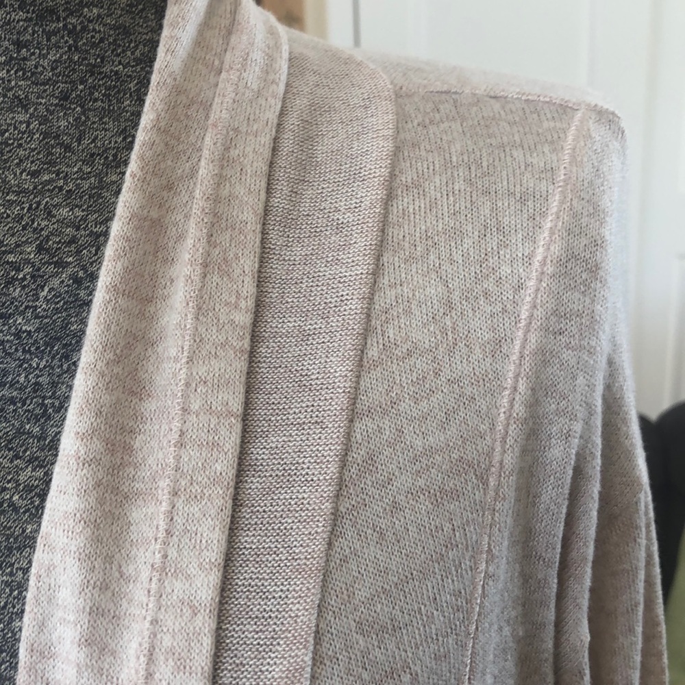 HEATHERED PINK CARDIGAN - Picture 5 of 5